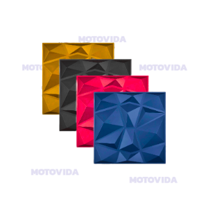 Plastico ceramica para pared negro matte/dorado/azul/rojo