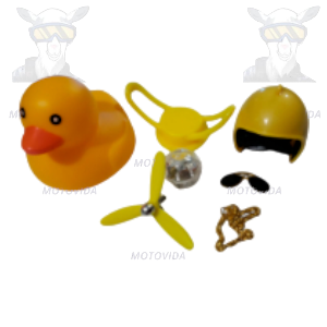 Patito con casco amarillo