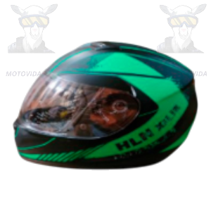 Casco redondo racing negro matte