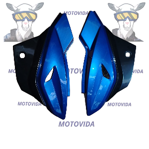 Kit de tapaderas pulsar180 azul
