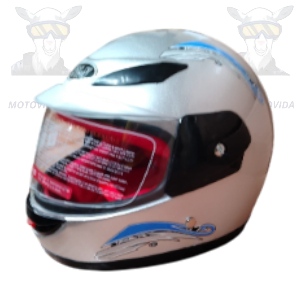 Casco niño gris
