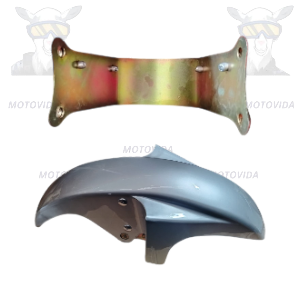 guardafango del YBR125 con base gris