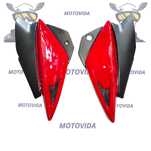 Kit de tapaderas pulsar135 rojo