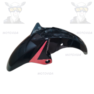 Guardafango del ITALIKA 150Z/CR1 rojo-negro