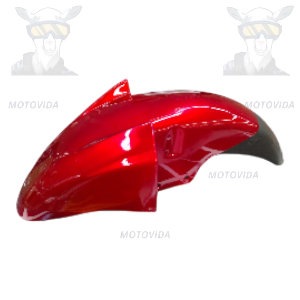 Guardafango del EN125/hj125 modelo nuevo rojo