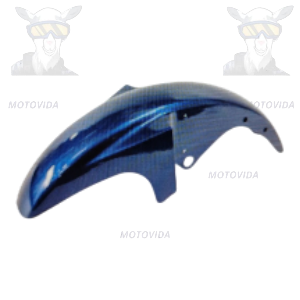 Guardafango del ybr125 azul sin base de metal