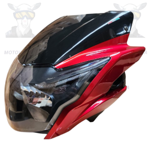 Carena con foco apache RTR160 rojo