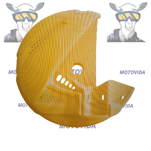 Protector para disco de freno amarillo