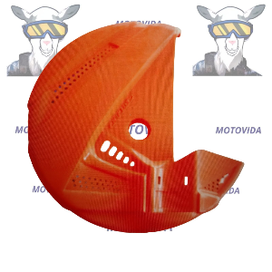 Protector para disco de freno rojo