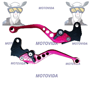 Manesillas de aluminio YBR125 rojo