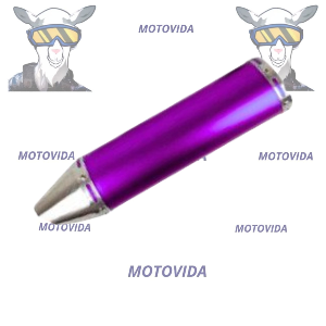 Basuca 88x300 morada pequeña tipo cono