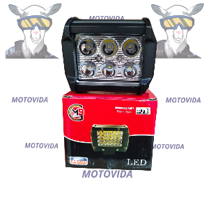 Barra led cuadrada 6 puntos