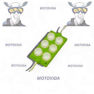 Barrita led con puntitos verde