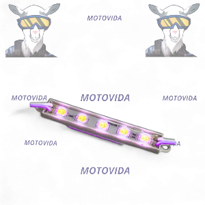 cinta led 5 puntos rosado