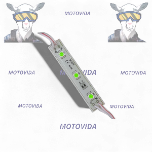 Cinta led 3 puntos verde