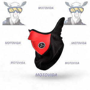 Protector de cara rojo