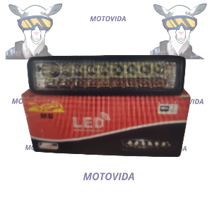 Barra led 9 puntos blanco/amarillo con flacheo