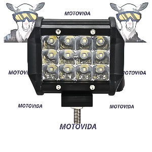 Barra led cuadrada 12 puntos con flacheo