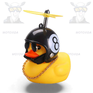 Patito con casco Negro