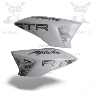 Rompevientos TVS Apache RTR blanco