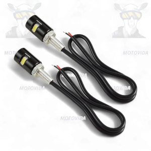 Kit de tornillos para placa con luz blanco