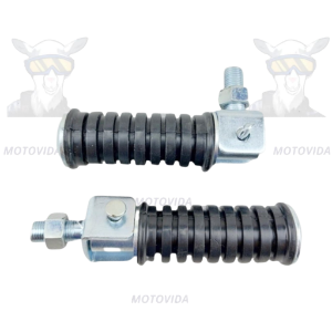 Estribos traseros dt175 azul largos