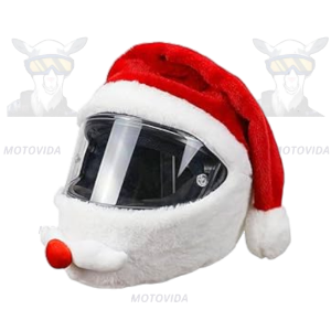 Forro para casco de dibujos rojo con blanco