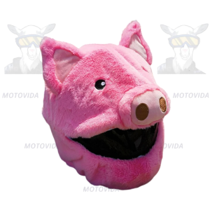 Forro para casco de dibujos rosado