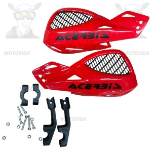Protector de mano con malla rojo