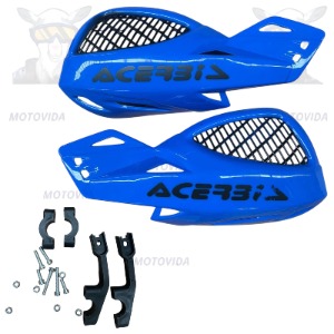 Protector de mano con malla azul