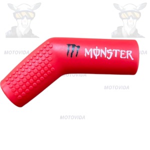 Protector pedal de cambio monster rojo
