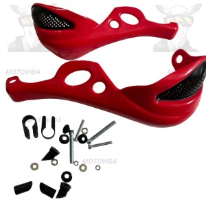 Protector de mano plastico ancho rojo