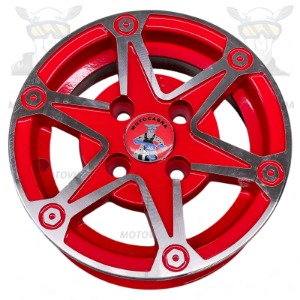 Rin Lujo Mototaxi 6 aspas rojo