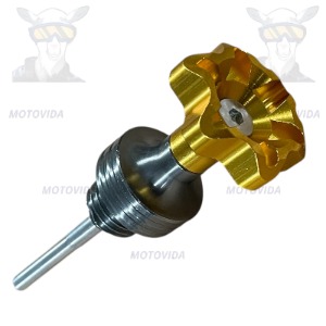 Tapon de aceite aluminio rosca dorado