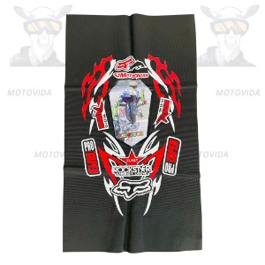 Forro de asiento universal rojo