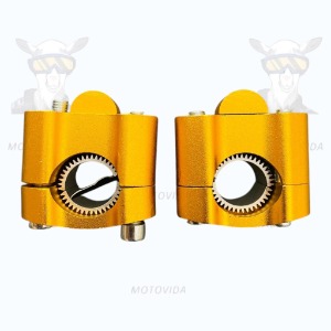 Anclas para timon dorado
