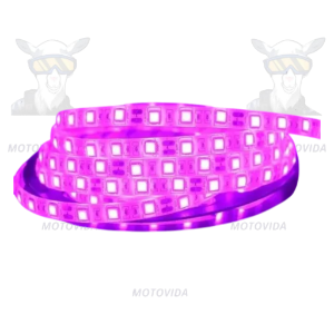 rollo de cinta led morado