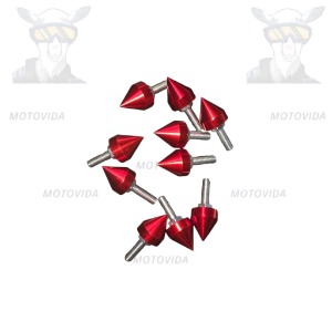 Tornillo placa con punta rojo