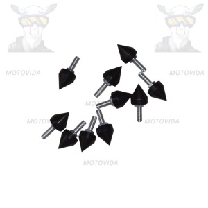 Tornillo placa con punta negro