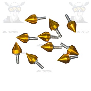 Tornillo placa con punta dorado