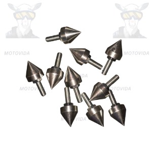 Tornillo placa con punta cromado