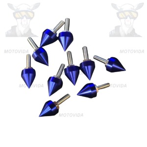 Tornillo placa con punta azul