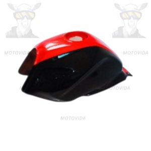 Tanque Italika 150Z/CR1 negro-rojo