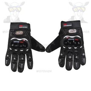 Guantes largo con protector negro