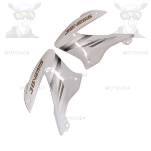 Kit de tapaderas de tanque XM200/DM200/shineray200 blanco