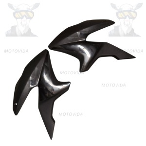Kit de tapaderas de tanque KMF200/ZX150L Negro