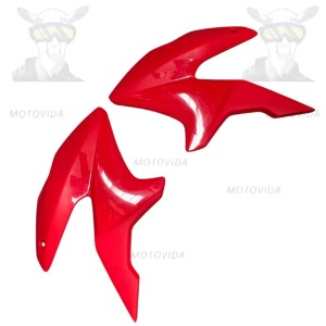 Kit de tapaderas de tanque KMF200/ZX150L rojo