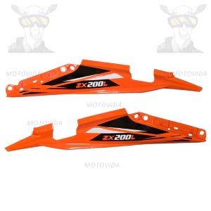 Cubierta tras kmf200/ZX150L naranja
