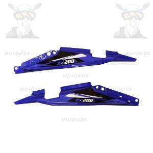 Cubierta tras kmf200/ZX150L azul