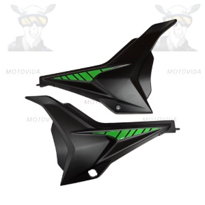 Kit de tapaderas italika 150Z verde/negro